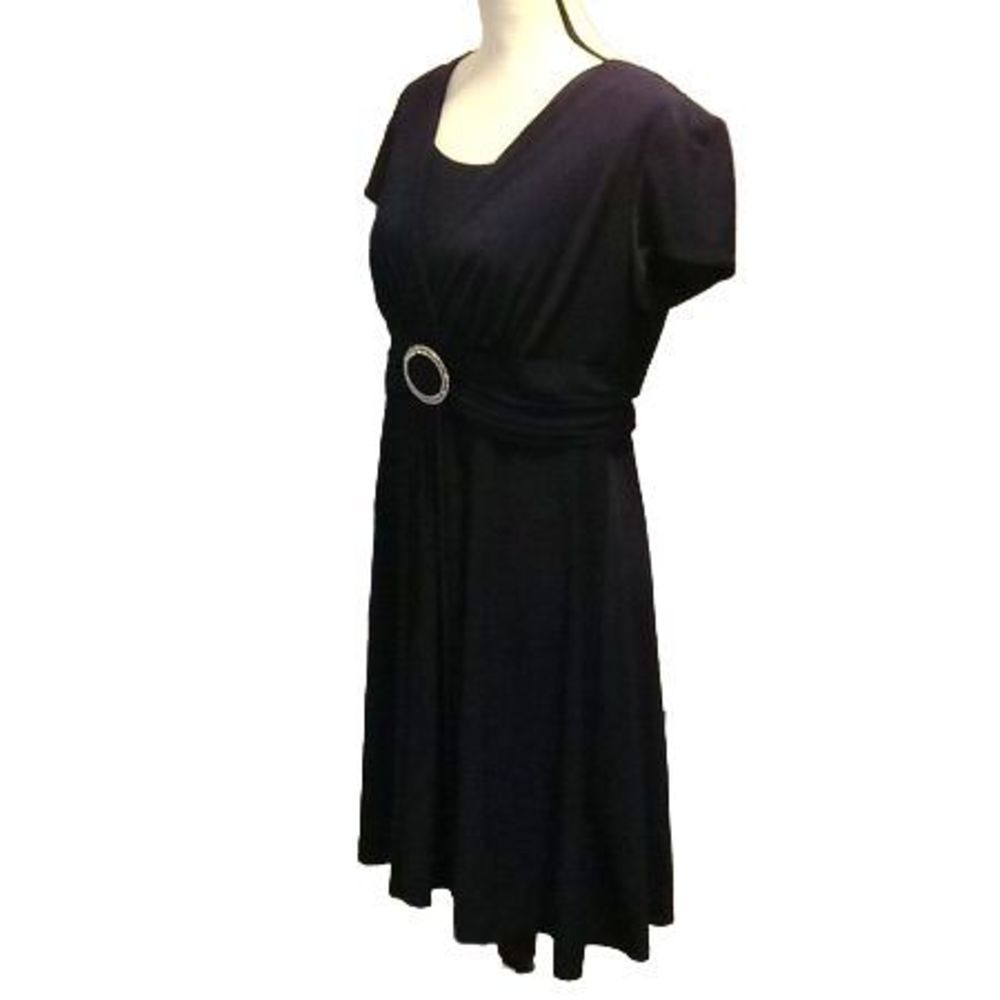 R & M Richards Embellished Black Dress Women's Size 12 Petite